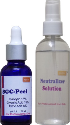Rejsol SGC Peel Salicylic acid 18% Glycolic 15% Citric 8% 30ml with 100ml Neutralizer(30 ml)
Rejsol SGC Peel Salicylic acid 18% Glycolic 15% Citric 8% 30ml with 100ml Neutralizer(30 ml)