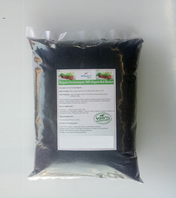 Midgules Vermicompost – 100% Organic b Soil Manure(4.2 kg Powder)