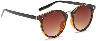 Mark Miller Round Sunglasses(Brown)