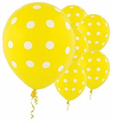EVA Printed EVA0008 Balloon(Yellow, Pack of 30)
