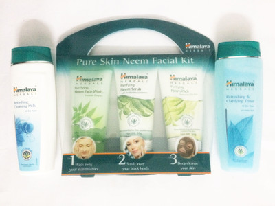 Himalaya neem facial kit with refreshing cleansing milk, refreshing clarifying toner(Set of)
Himalaya neem facial kit with refreshing cleansing milk, refreshing clarifying toner(Set of)