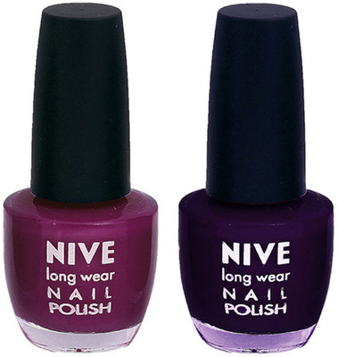 Nive Colour Blast Nail Polish1106201642 Purple(Pack of 2)