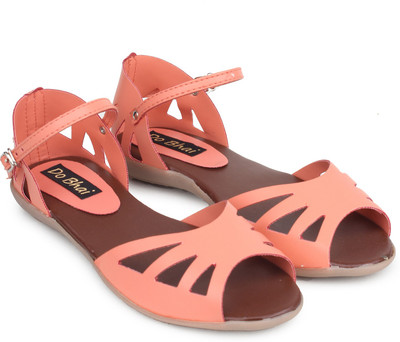 Do Bhai Women Pink Flats
