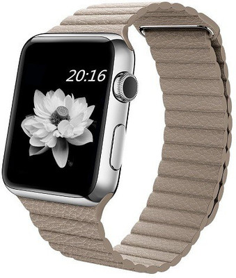ShopAIS iWatch Leather Adjustable Magnetic Closure Replacement Strap for 42mm Stone Smart Watch Strap(Brown)
ShopAIS iWatch Leather Adjustable Magnetic Closure Replacement Strap for 42mm Stone Smart Watch Strap(Brown)