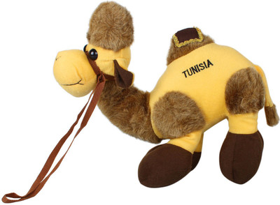 Aqua De Vida Golden Camel Tunisia Soft Toy For Kids - 40 cm(Yellow, Gold), Gold;yellow