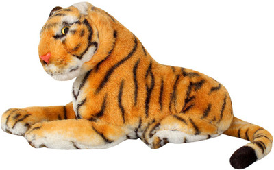 Aqua De Vida Golden Tiger Soft Toy For Kids - 20 cm(Gold, Yellow)