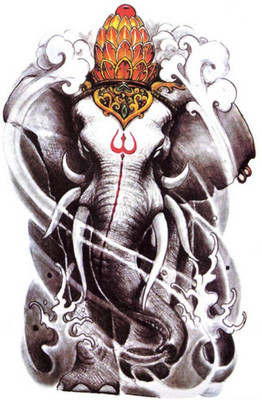 Savii Arm Hand Wrist Tattoo(Ganesha Design)