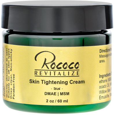 Rococo Skin Tightening Cream with Dmae and MSM for Face Neck and Hands(60 ml)