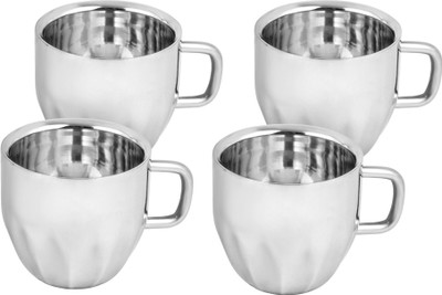 Saanvi Creations Stainless Steel(Silver, Pack of 4)