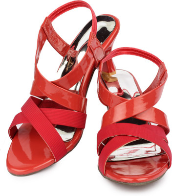 Moonwalk Women Red Heels