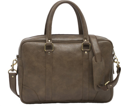 Walletsnbags 14 inch Laptop Messenger Bag(Brown)