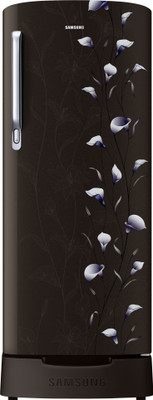 Samsung 192 L Direct Cool Single Door 2 Star Refrigerator(Tender Lily Black, RR19M2822BZ/NL,RR19M1822BZ/HL)