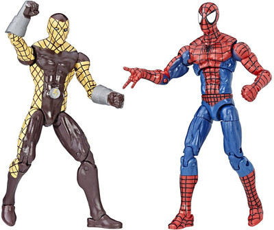 Hasbro Marvel Spider-Man Marvel Legends Spider Man and Shocker Figures 2 Pack(Multicolor)