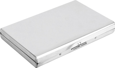 ZBLACK Stylish Business Stainless Steel Plain ATM 6 Card Holder (Set of 1, Silver) 6 Card Holder(Set of 1, Silver)