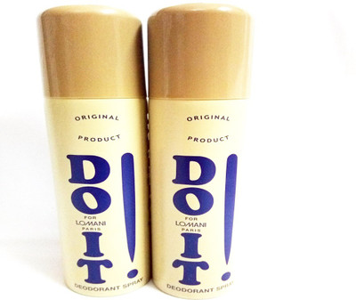 Lomani DO IT Deodorant Spray - For Men(400 ml, Pack of 2)