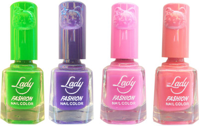 Lady Fashion Colour Cap Insta Dry Nail polish (Evergreen Colours) Green,Purple,Pink,Pink(Pack of 4)
Lady Fashion Colour Cap Insta Dry Nail polish (Evergreen Colours) Green,Purple,Pink,Pink(Pack of 4)