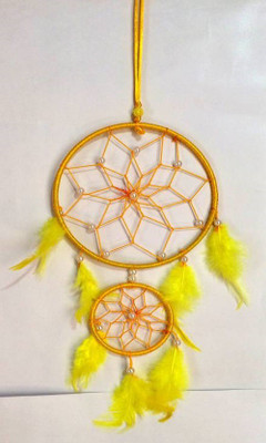 Ripe India Ripe India Dream Catcher Wall Hanging Yellow Color Decorative Showpiece - 40 cm(Wool, Yellow)
Ripe India Ripe India Dream Catcher Wall Hanging Yellow Color Decorative Showpiece - 40 cm(Wool, Yellow)