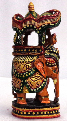 LAVANSHI 7" Kadamba Wood Elephant Idol Decorative Showpiece - 15 cm(Wooden, Multicolor)
LAVANSHI 7" Kadamba Wood Elephant Idol Decorative Showpiece - 15 cm(Wooden, Multicolor)