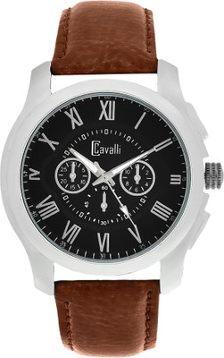 Cavalli CW 375 Black Trendy Dial Watch - For Men
