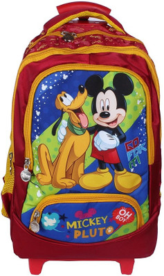 Disney AT-0015 Trolly Mickey Pluto 24 L Trolley Backpack(Red)