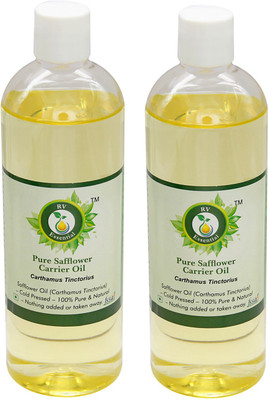 R V Essential Pure Safflower Carrier Oil (100ml+100ml) Pack of Two- Carthamus Tinctorius (100% Pure and Natural Cold Pressed)(200 ml)
R V Essential Pure Safflower Carrier Oil (100ml+100ml) Pack of Two- Carthamus Tinctorius (100% Pure and Natural Cold Pressed)(200 ml)
