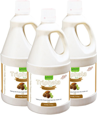 Bhumija Lifesciences Triphala (Amla, Baheda & Harad) Juice (Sugar Free) Energy Drink(3x1 L, Unflavoured Flavored)
Bhumija Lifesciences Triphala (Amla, Baheda & Harad) Juice (Sugar Free) Energy Drink(3x1 L, Unflavoured Flavored)