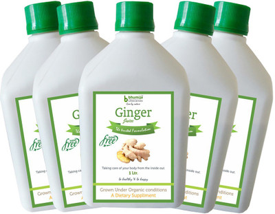 Bhumija Lifesciences Ginger Juice (Sugar Free) Energy Drink(5x1 L, Unflavoured Flavored)
Bhumija Lifesciences Ginger Juice (Sugar Free) Energy Drink(5x1 L, Unflavoured Flavored)