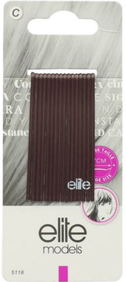Elite Models Elite Models Fashion Hair Slides - Brown Hair Accessory Set(Brown)