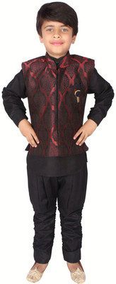 DELHIITE Boys Festive & Party Kurta and Breeches Set(Black Pack of 1, Multicolor_2
DELHIITE Boys Festive & Party Kurta and Breeches Set(Black Pack of 1, Multicolor_2