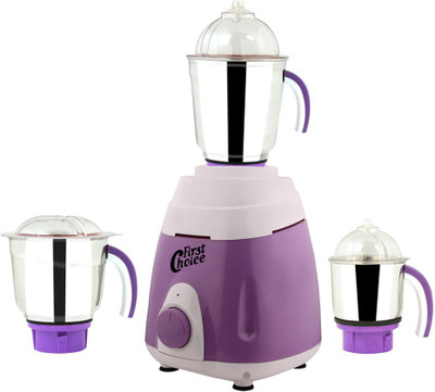 First Choice MG16-263 750 W Mixer Grinder(Purple, 3 Jars)