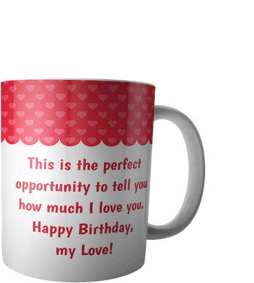 printvision specially designed for your loved one Ceramic Mug(300 ml), Multicolor
printvision specially designed for your loved one Ceramic Mug(300 ml), Multicolor