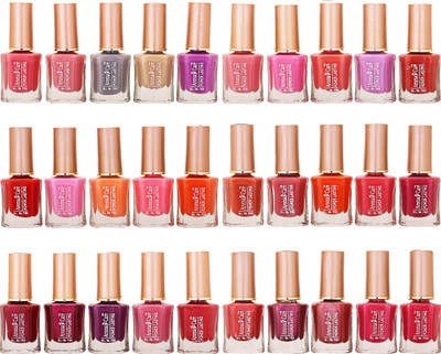 Aroma Care Wholesale Market Rate Nail Polish Color Lacquer Set Of 30 Pcs (ACHIP033) Peach, Tan, Purple, Red, Pink, Orange, Maroon(Pack of 30)
Aroma Care Wholesale Market Rate Nail Polish Color Lacquer Set Of 30 Pcs (ACHIP033) Peach, Tan, Purple, Red, Pink, Orange, Maroon(Pack of 30)