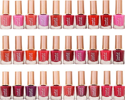 Aroma Care Wholesale Market Rate Nail Polish Color Lacquer Set Of 30 Pcs (ACHIP057) Peach, Pink, Purple, Red, Orange, Mauve, Maroon(Pack of 30)
Aroma Care Wholesale Market Rate Nail Polish Color Lacquer Set Of 30 Pcs (ACHIP057) Peach, Pink, Purple, Red, Orange, Mauve, Maroon(Pack of 30)