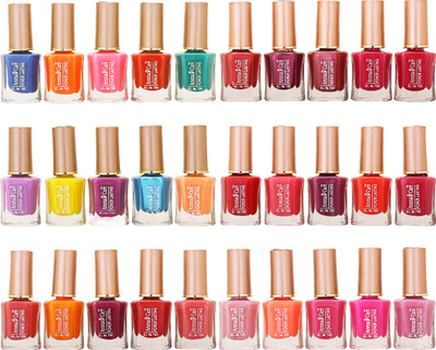 Aroma Care Wholesale Market Rate Nail Polish Color Lacquer Set Of 30 Pcs (ACHIP018) Blue, Orange, Pink, Red, Green, Purple, Yellow, Mauve(Pack of 30)
Aroma Care Wholesale Market Rate Nail Polish Color Lacquer Set Of 30 Pcs (ACHIP018) Blue, Orange, Pink, Red, Green, Purple, Yellow, Mauve(Pack of 30)