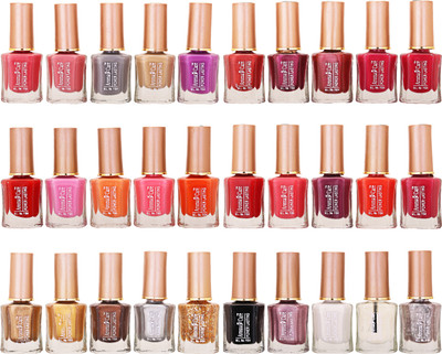Aroma Care Wholesale Market Rate Nail Polish Color Lacquer Set Of 30 Pcs (ACHIP036) Peach, Tan, Purple, Red, Pink, Orange, Golden, Brown, Black, White(Pack of 30)
Aroma Care Wholesale Market Rate Nail Polish Color Lacquer Set Of 30 Pcs (ACHIP036) Peach, Tan, Purple, Red, Pink, Orange, Golden, Brown, Black, White(Pack of 30)