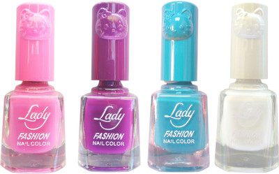 Lady Fashion Colour Cap Insta Dry Nail polish (Evergreen Colours)22 Pink,Purple,Blue,White(Pack of 4)
Lady Fashion Colour Cap Insta Dry Nail polish (Evergreen Colours)22 Pink,Purple,Blue,White(Pack of 4)