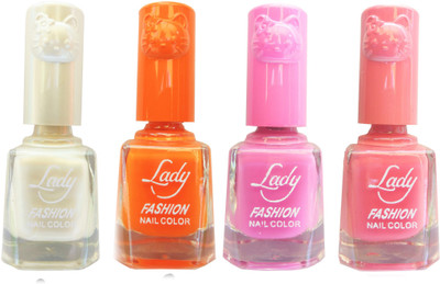 Lady Fashion Colour Cap Insta Dry Nail polish (Evergreen Colours)13 White,Orange,Pink,Pink(Pack of 4)
Lady Fashion Colour Cap Insta Dry Nail polish (Evergreen Colours)13 White,Orange,Pink,Pink(Pack of 4)