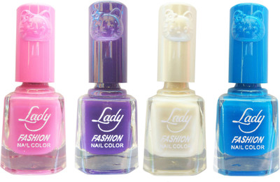 Lady Fashion Colour Cap Insta Dry Nail polish (Evergreen Colours)19 Pink,Purple,White,Blue(Pack of 4)
Lady Fashion Colour Cap Insta Dry Nail polish (Evergreen Colours)19 Pink,Purple,White,Blue(Pack of 4)