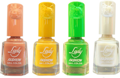 Lady Fashion Colour Cap Insta Dry Nail polish (Evergreen Colours)46 Brown,Yellow,Green,White(Pack of 4)
Lady Fashion Colour Cap Insta Dry Nail polish (Evergreen Colours)46 Brown,Yellow,Green,White(Pack of 4)
