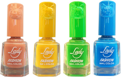 Lady Fashion Colour Cap Insta Dry Nail polish (Evergreen Colours)47 Brown,Yellow,Green,Blue(Pack of 4)
Lady Fashion Colour Cap Insta Dry Nail polish (Evergreen Colours)47 Brown,Yellow,Green,Blue(Pack of 4)