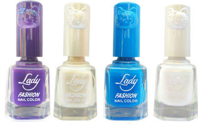 Lady Fashion Colour Cap Insta Dry Nail polish (Evergreen Colours)9 Purple,White,Blue,White(Pack of 4)
Lady Fashion Colour Cap Insta Dry Nail polish (Evergreen Colours)9 Purple,White,Blue,White(Pack of 4)