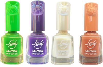 Lady Fashion Colour Cap Insta Dry Nail polish (Evergreen Colours)6 Green,Purple,White,Brown(Pack of 4)
Lady Fashion Colour Cap Insta Dry Nail polish (Evergreen Colours)6 Green,Purple,White,Brown(Pack of 4)