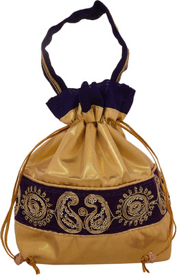 Craft Trade Silk Embellished Work Drawstring Multicolor Potli Bag Potli(Multicolor, Black), Black;multicolor
Craft Trade Silk Embellished Work Drawstring Multicolor Potli Bag Potli(Multicolor, Black), Black;multicolor