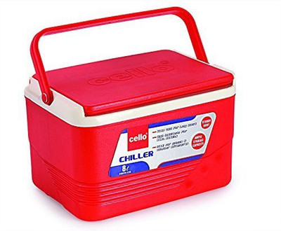 Cello Cello Chiller Ice Pack Ice Box(Red, 8 L)