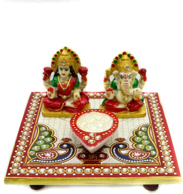 CraftVillage Lakshmi Ganesh Chowki Marble All Purpose Chowki(Multicolor, Pack of 1)
CraftVillage Lakshmi Ganesh Chowki Marble All Purpose Chowki(Multicolor, Pack of 1)
