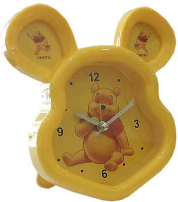 masterfit Analog Yellow Clock