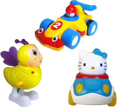 Toys spot Premium Quality 3 in 1 (Happy Cartoon car;Race car;Honeybee) …(Multicolor)
Toys spot Premium Quality 3 in 1 (Happy Cartoon car;Race car;Honeybee) …(Multicolor)
