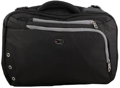 Campfire Check In Waterproof Messenger Bag(Black, 34 L)