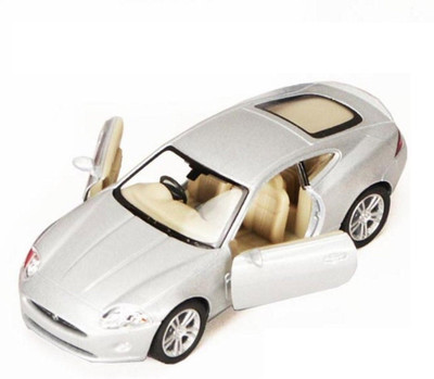 Kinsmart 1:38 Scale XK Coupe(Silver)