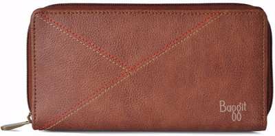 Baggit Women Tan Artificial Leather Wallet(6 Card Slots), Rust